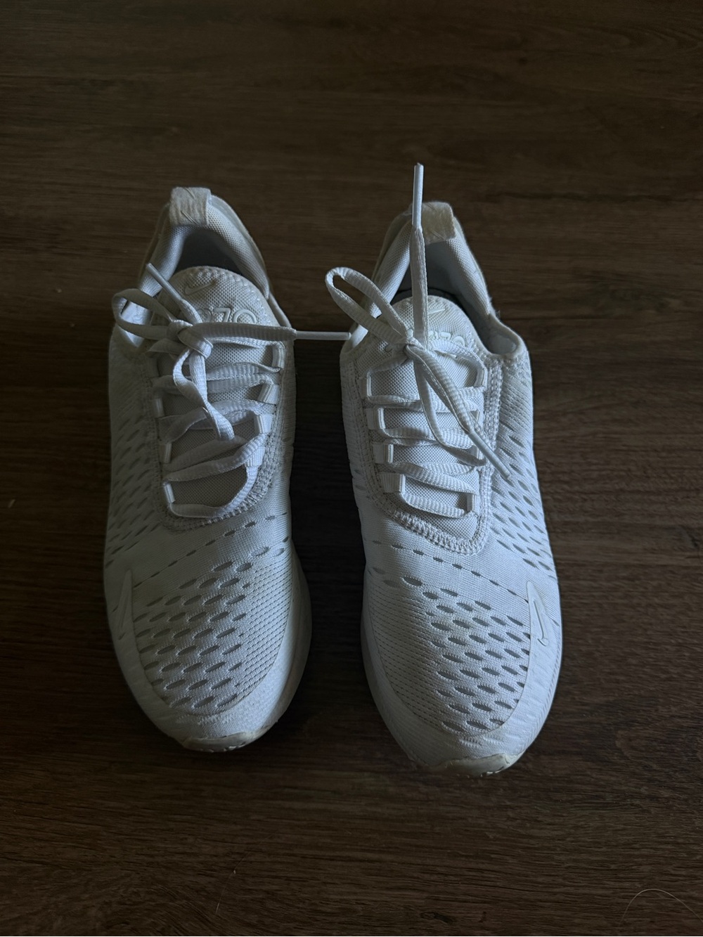 Nike Kids White Mesh Athletic Sneakers